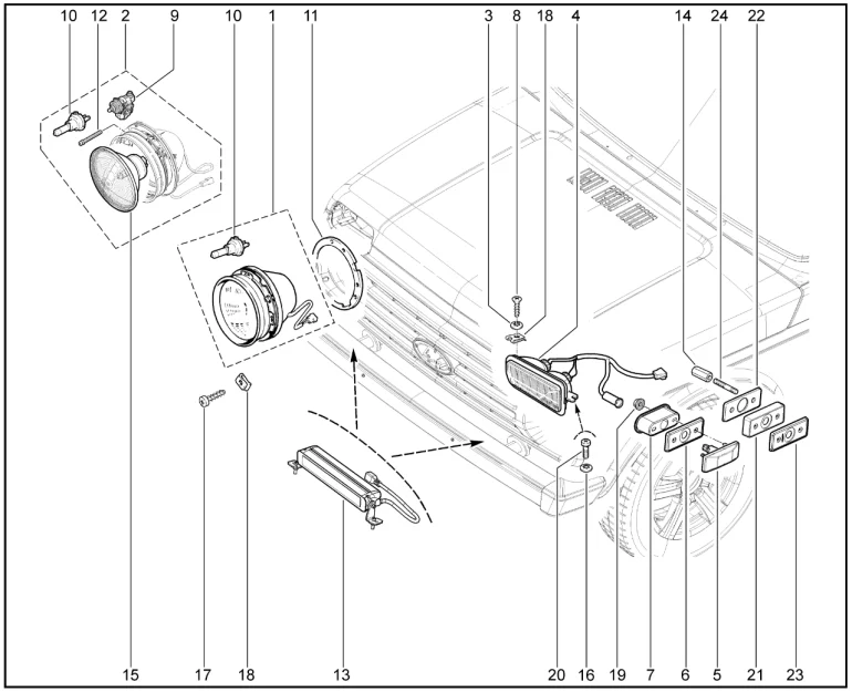 Фары передние