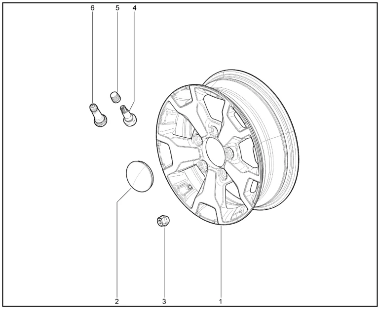 Диск колеса (литой)51/2Jx16H2 "Гризли"