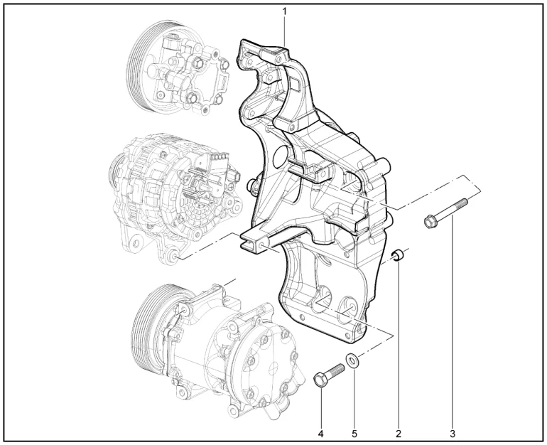 Кронштейн генератора (Sport)
