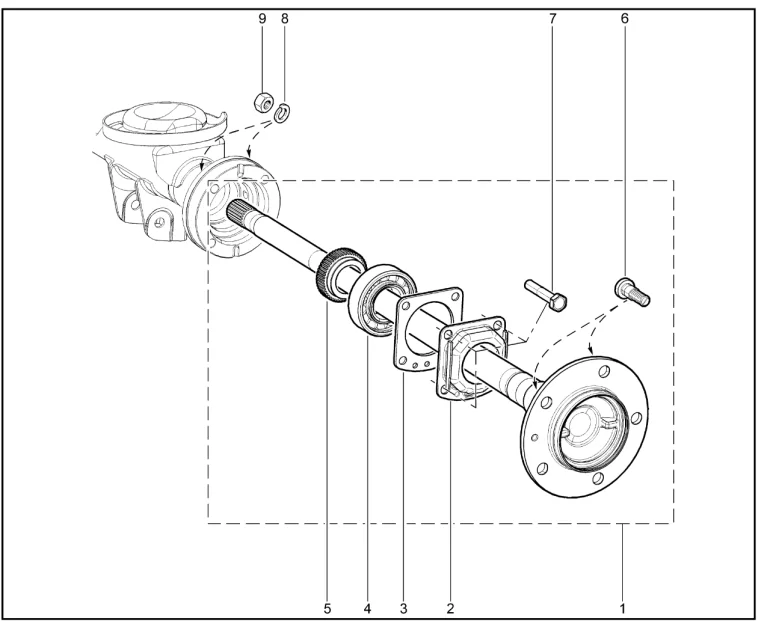 Полуоси заднего моста