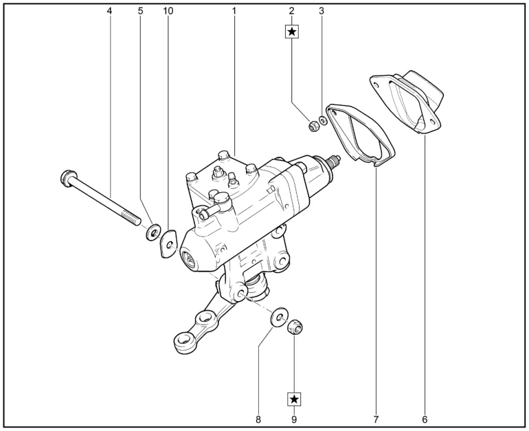 Механизм рулевой