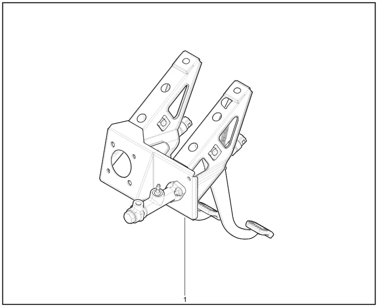 Блок педалей