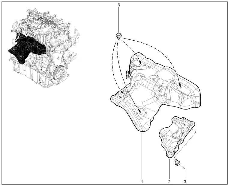 Экран трубы приемной (Н4М)