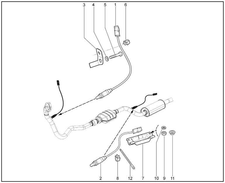 Датчики концентрации кислорода (дв.1,7л. - P3N)
