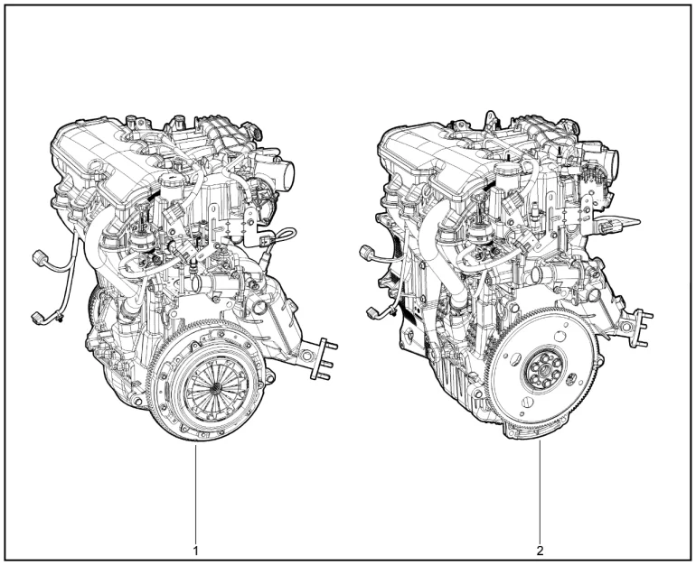 Двигатель в сборе (P4M-21129)(16 кл.)