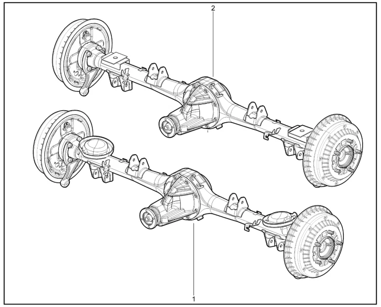 Мост задний