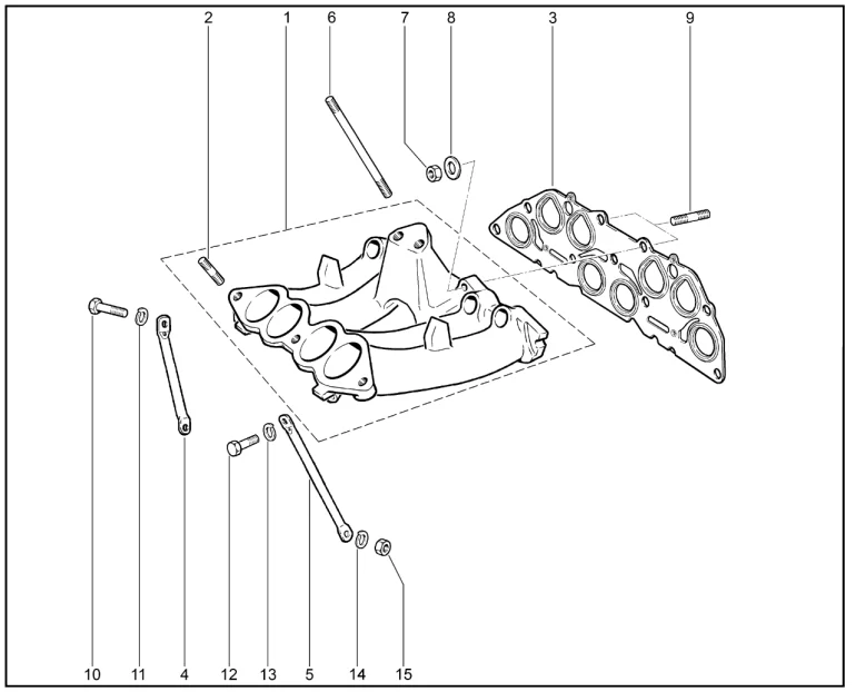Труба впускная (дв.1,7л. - P3N)