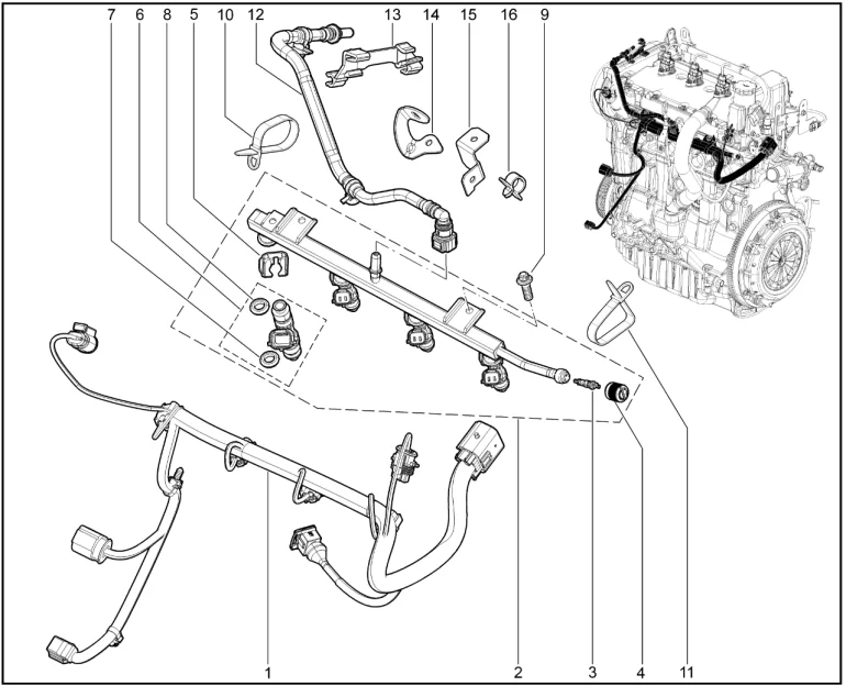 Рампа топливная (Vesta SPORT)