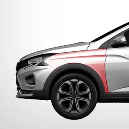 Крыло переднее для Lada Iskra седан, SW