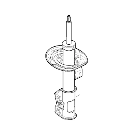 Стойка телескопическая передней подвески для Lada Iskra
