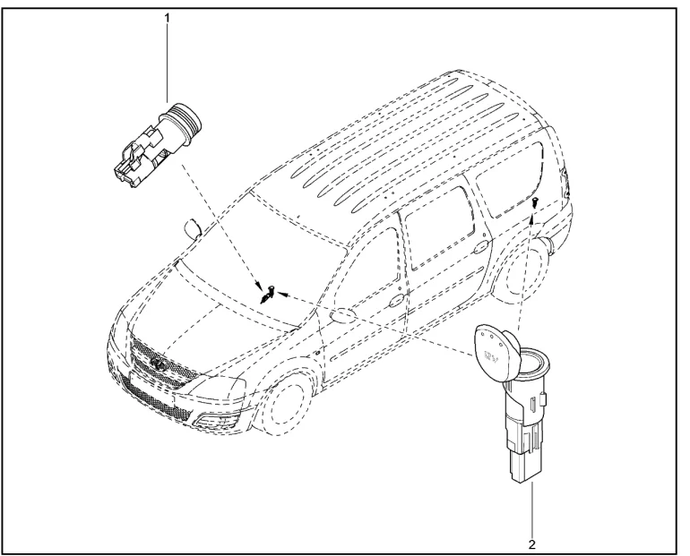 Прикуриватель, розетка 12В