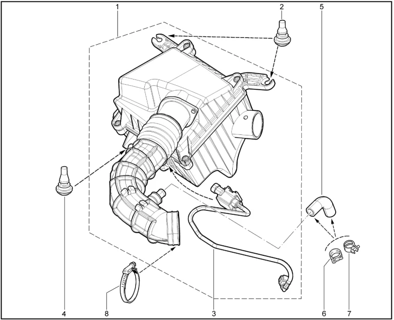 Фильтр воздушный в сборе (дв. 11182,21127)(до 09.12.2022)