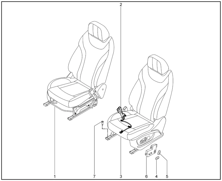 Сиденья передние в сборе для XCITE X-Cross 8, Chery Tiggo 8 Pro