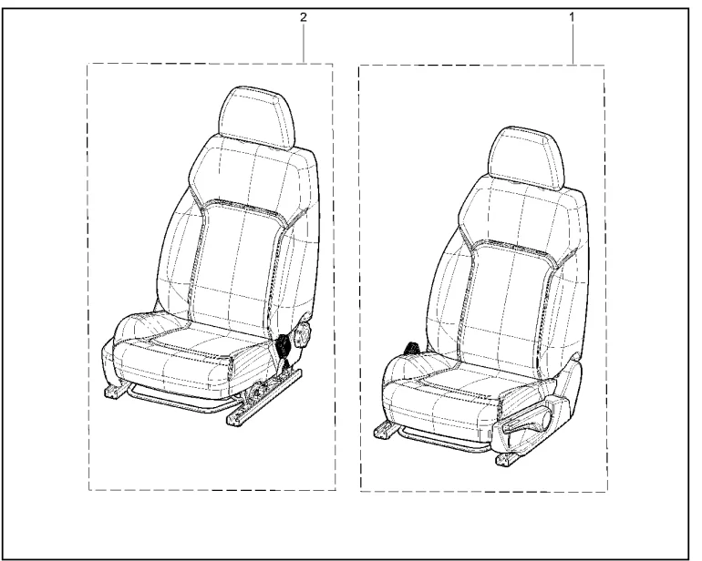 Сиденья передние в сборе
