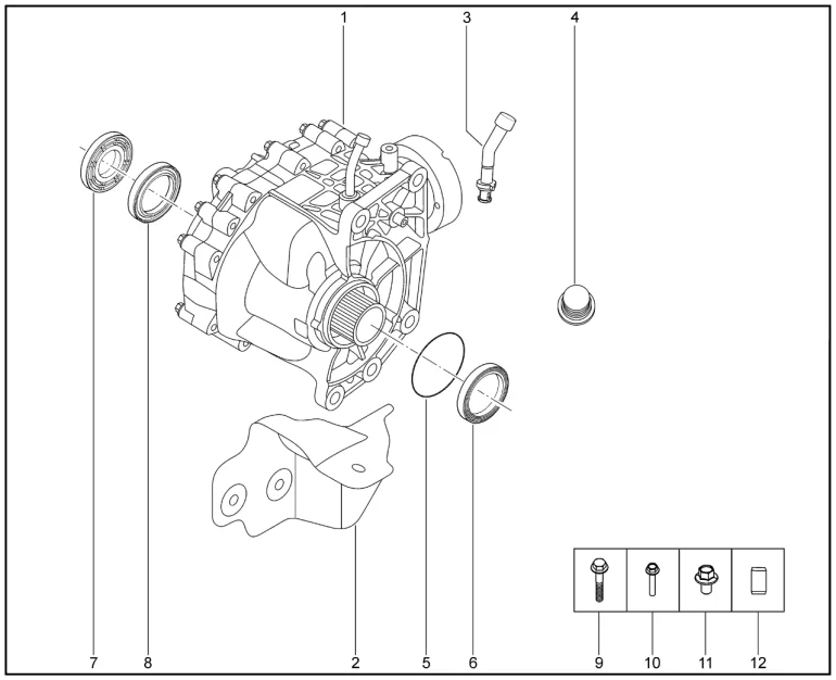 Коробка раздаточная для XCITE X-Cross 8, Chery Tiggo 8 Pro