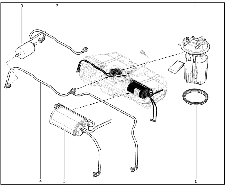 Бак топливный (деталировка)