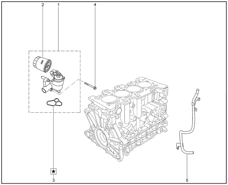 Фильтр масляный для XCITE X-Cross 7, Chery Tiggo 7 Pro