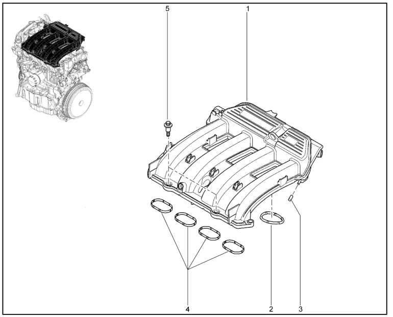 Модуль впуска (K4M)