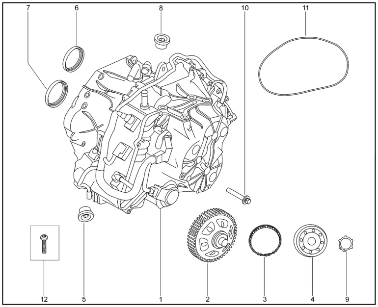 Коробка передач для XCITE X-Cross 8, Chery Tiggo 8 Pro