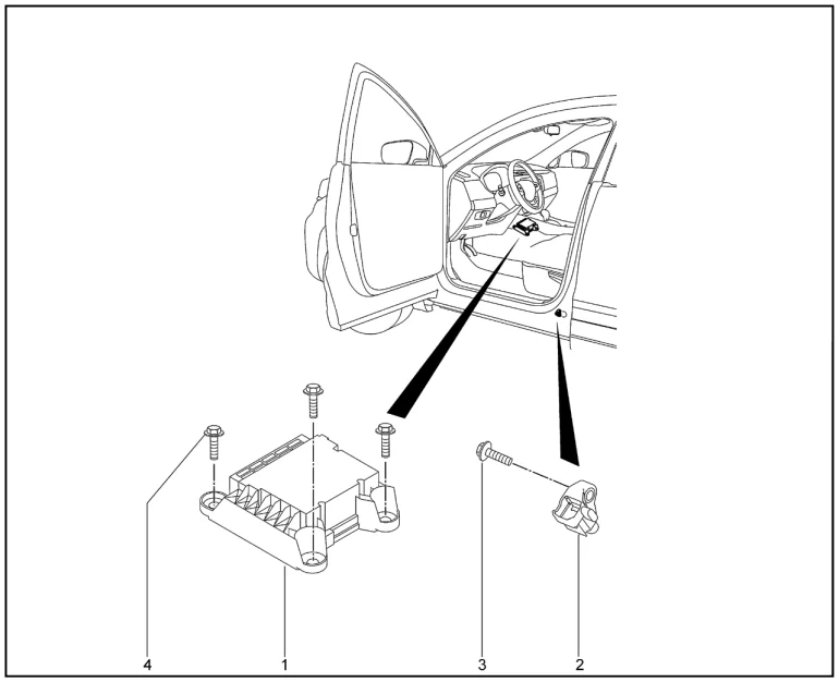 Модуль управления подушками безопасности для XCITE X-Cross 8, Chery Tiggo 8 Pro