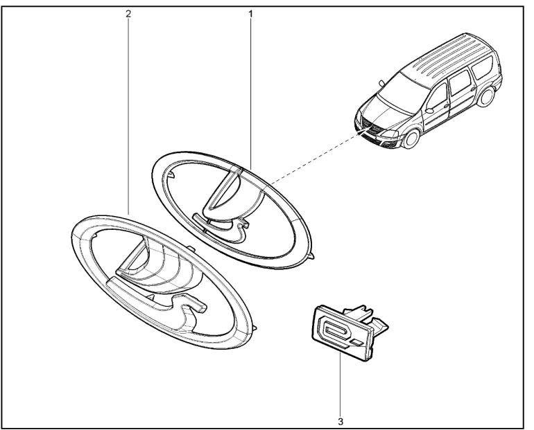 Знак заводской
