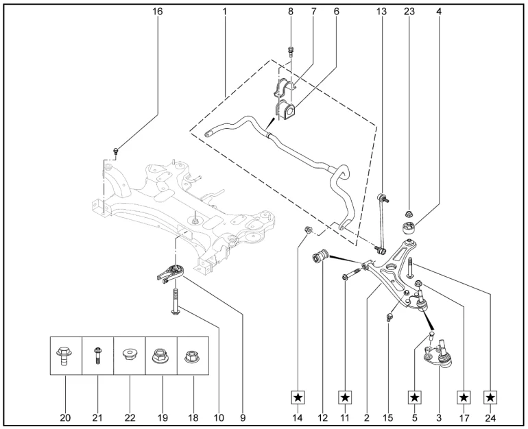 Рычаги передней подвески для XCITE X-Cross 8, Chery Tiggo 8 Pro