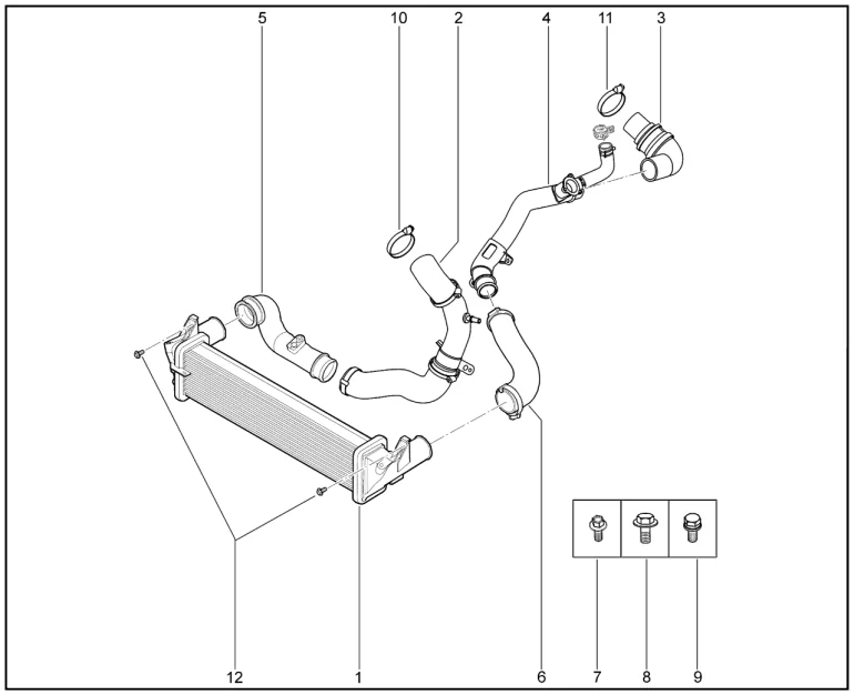 Шланги системы охлаждения двигателя для XCITE X-Cross 8, Chery Tiggo 8 Pro