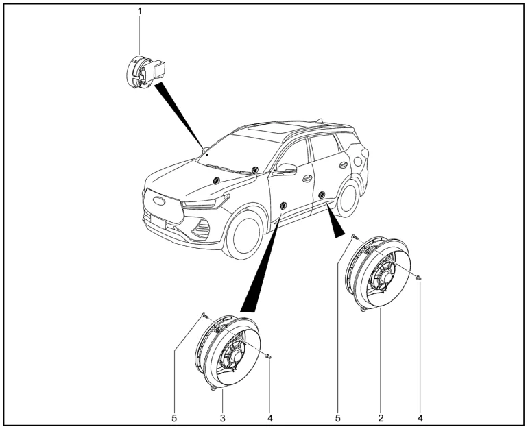 Динамики для XCITE X-Cross 7, Chery Tiggo 7 Pro