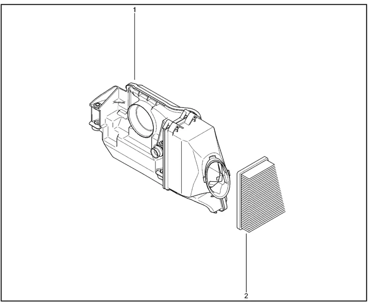 Фильтр воздушный (K4M)