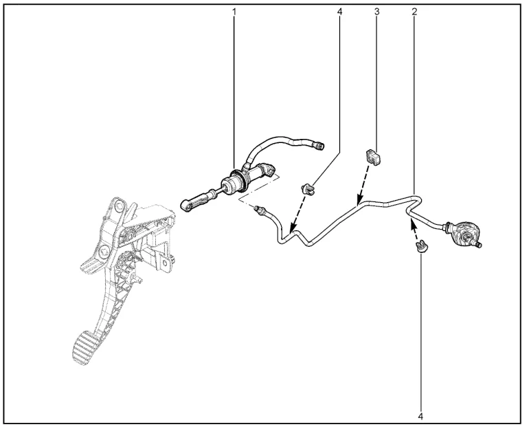 Привод сцепления (P3M,P4M)