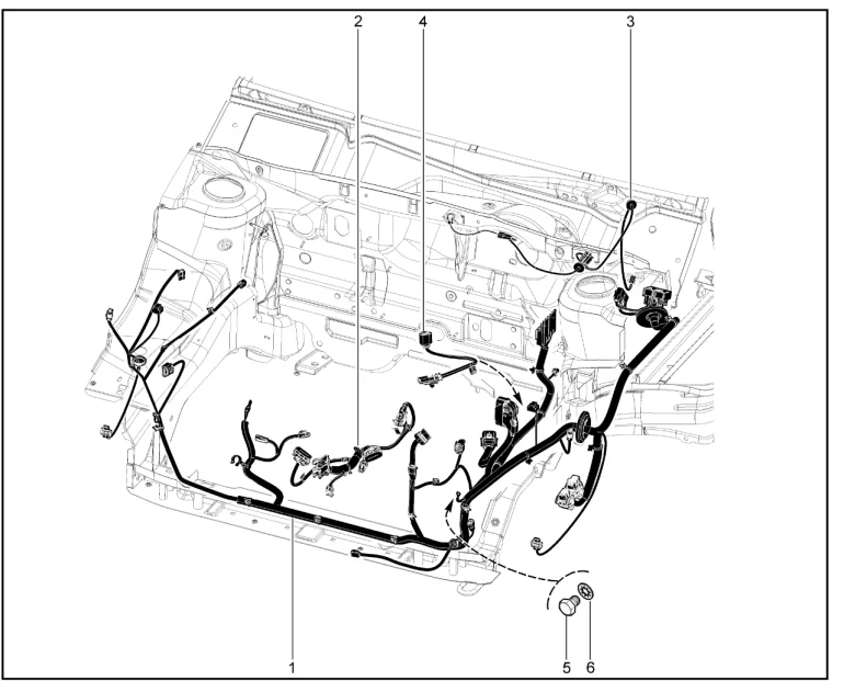 Жгуты проводов подкапотные