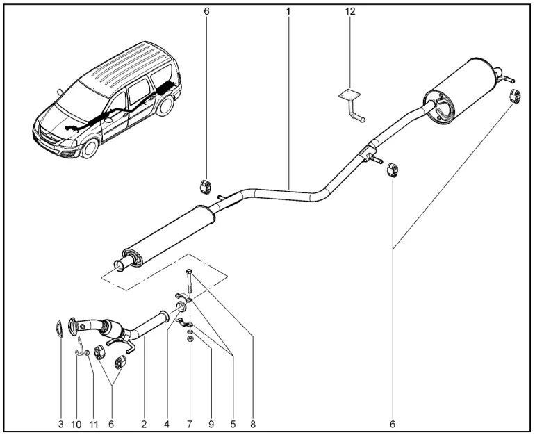 Система выпуска (P3M,P4M)