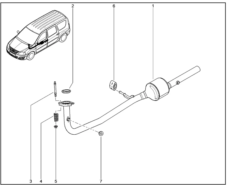 Труба соединительная (K7M)
