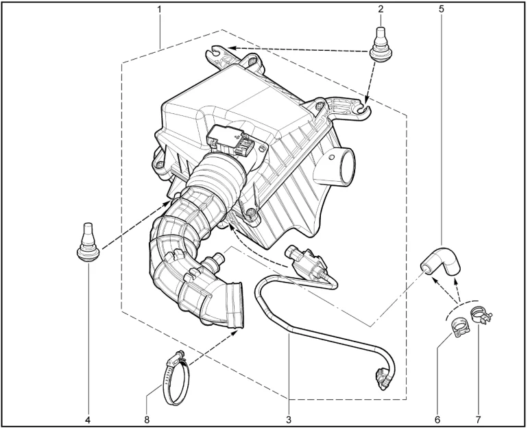 Фильтр воздушный в сборе (дв.11186,21126)