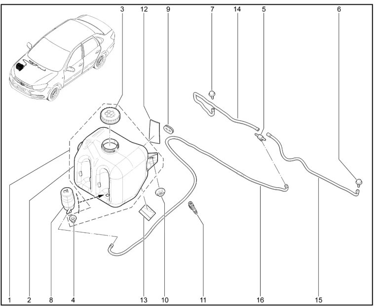 Омыватель (седан)
