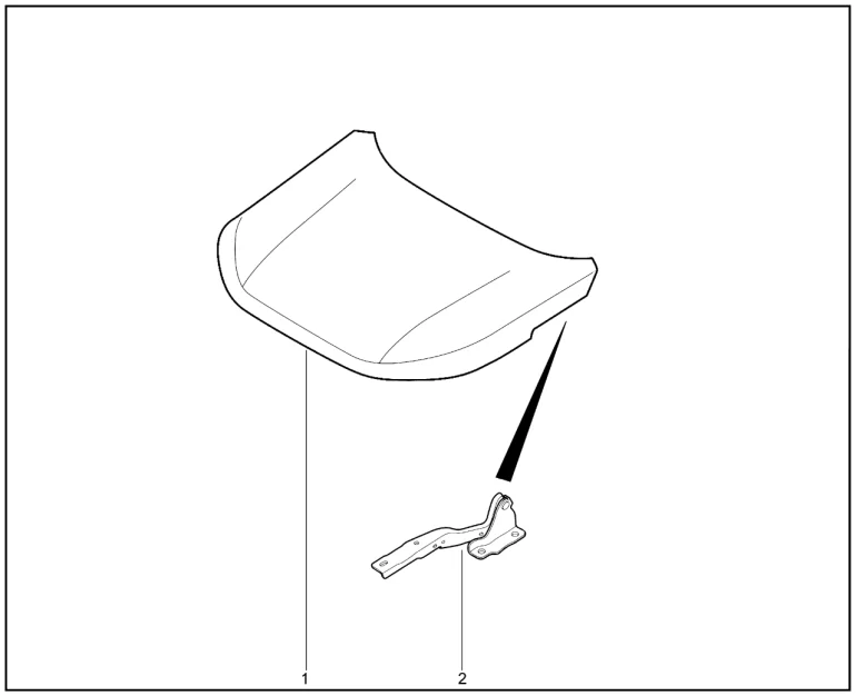 Капот для XCITE X-Cross 8, Chery Tiggo 8 Pro