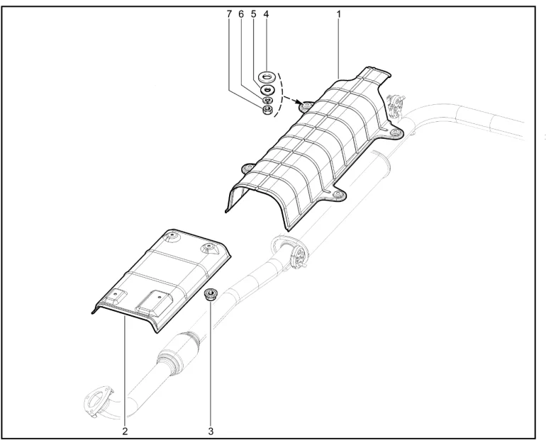 Термоэкраны системы выпуска