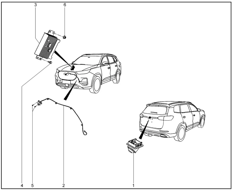 Система кругового обзора (Prestige) для XCITE X-Cross 7, Chery Tiggo 7 Pro