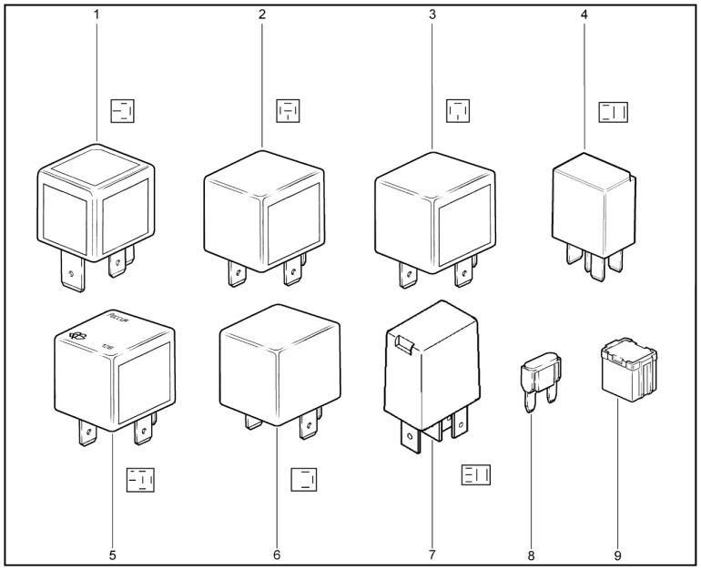 Реле и предохранители