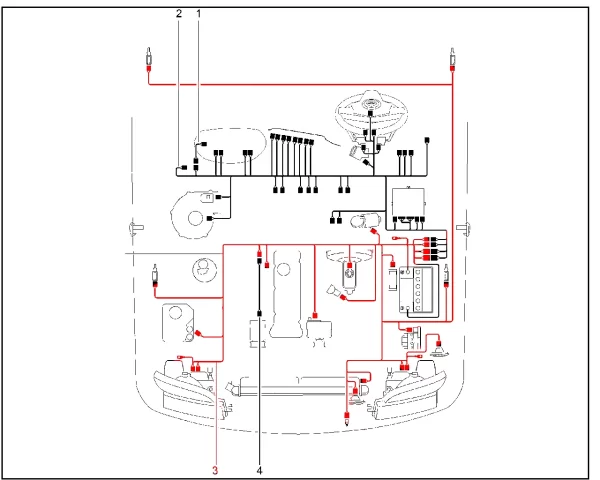 Жгут проводов передний для Lada Niva Travel