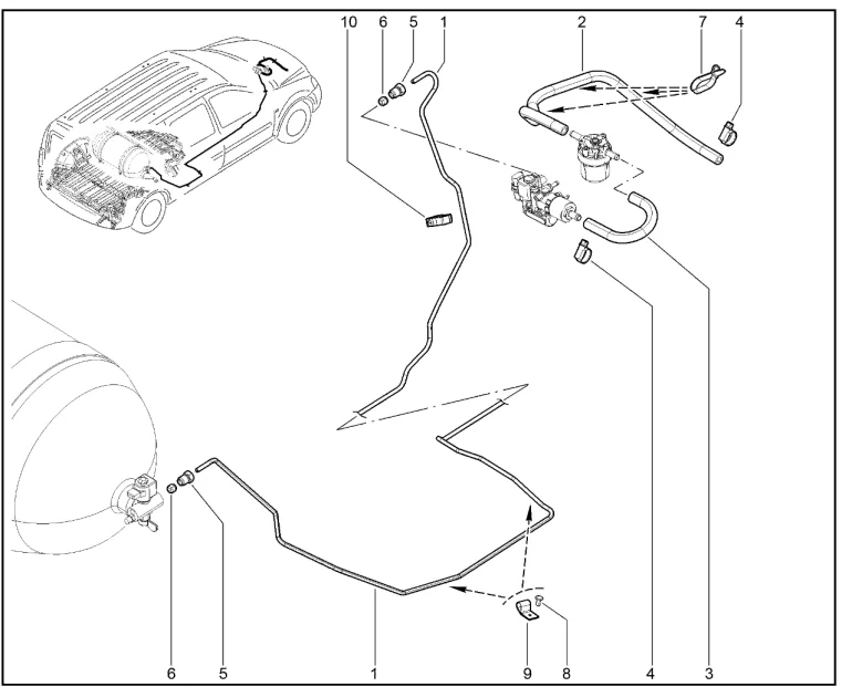 Трубки газобаллонного оборудования