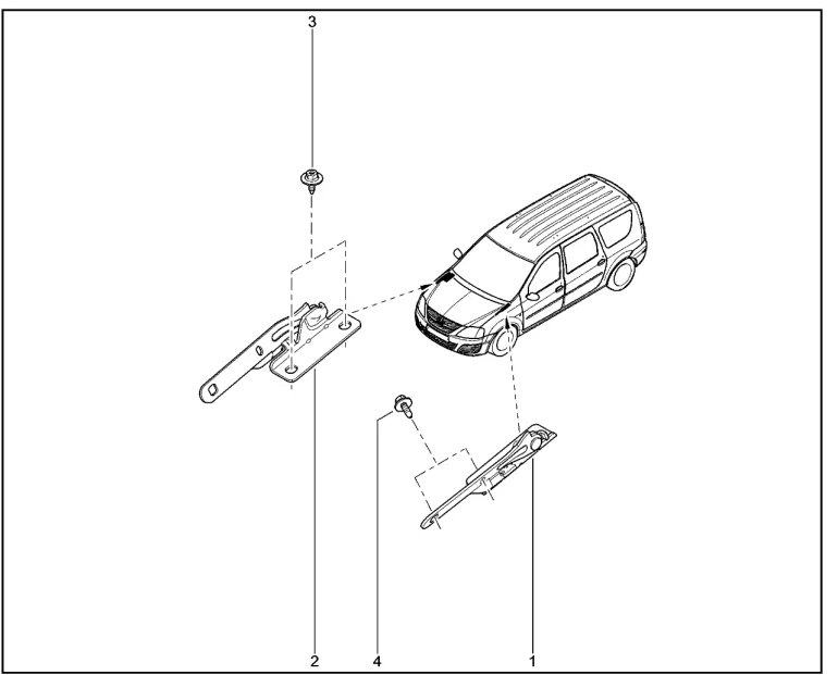 Петли капота