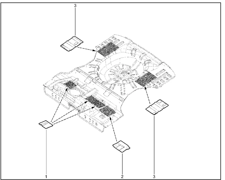 Прокладки среднего и заднего пола (с 11.02.2023)