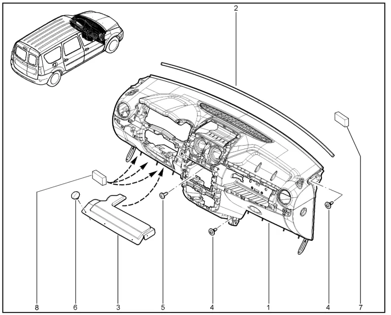 Панель приборов (FL)