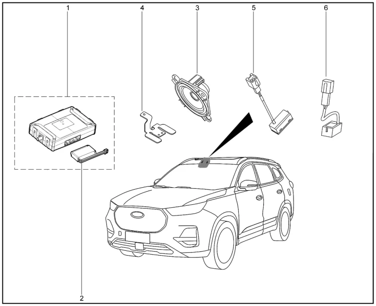 Блок ЭРА ГЛОНАСС для XCITE X-Cross 8, Chery Tiggo 8 Pro