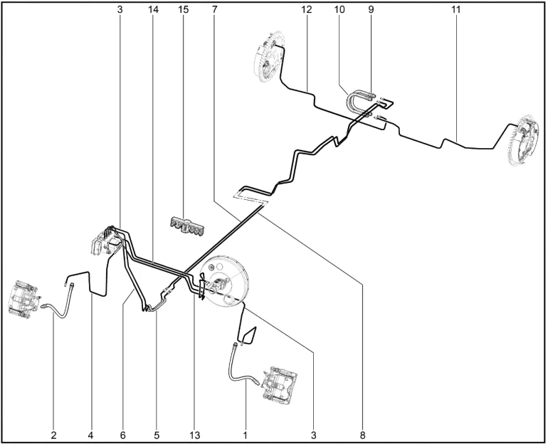 Шланги, трубки тормозные (E-Largus)
