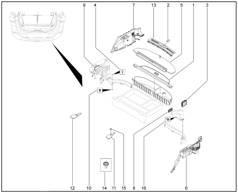 Обивки арки боковины для XCITE X-Cross 8, Chery Tiggo 8 Pro