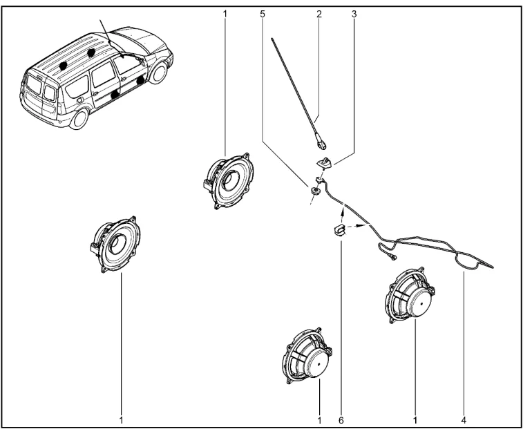 Антенна, динамики