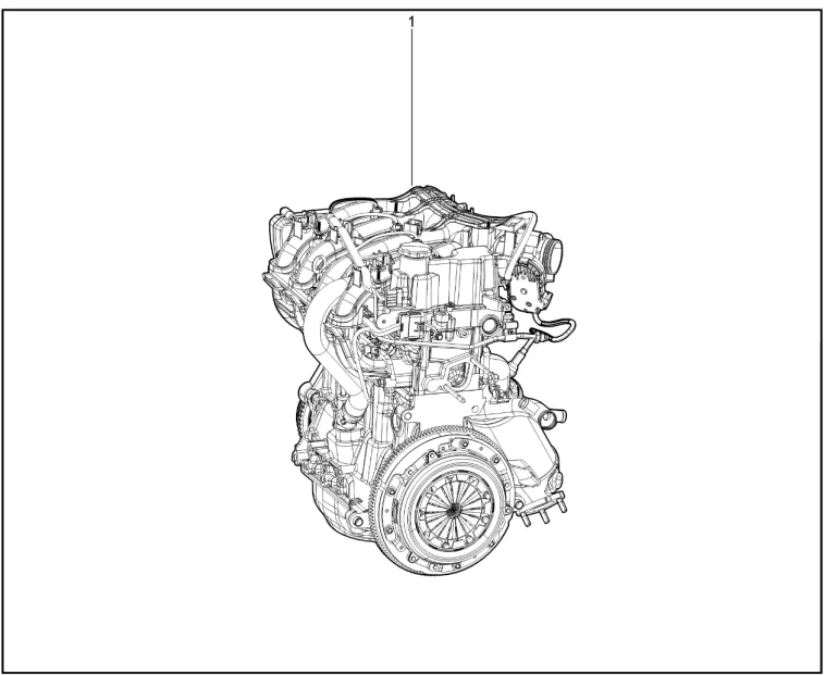 Двигатель в сборе (P4M-21126)(16 кл.)