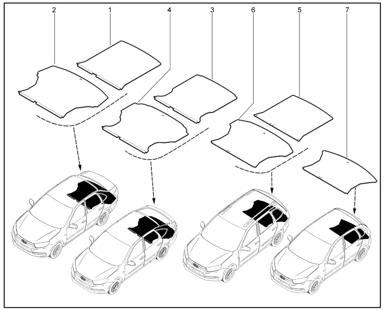 Коврик багажника